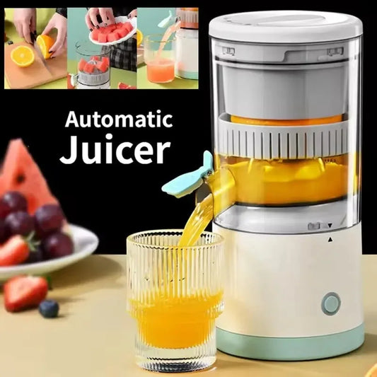 Portable Electric Juicer, USB Rechargeable, Wireless Lemon & Orange Squeezer