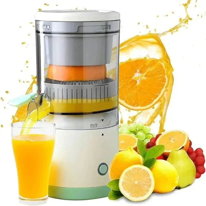 Portable Electric Juicer, USB Rechargeable, Wireless Lemon & Orange Squeezer